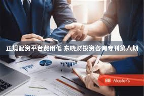 正规配资平台费用低 东晓财投资咨询专刊第八期